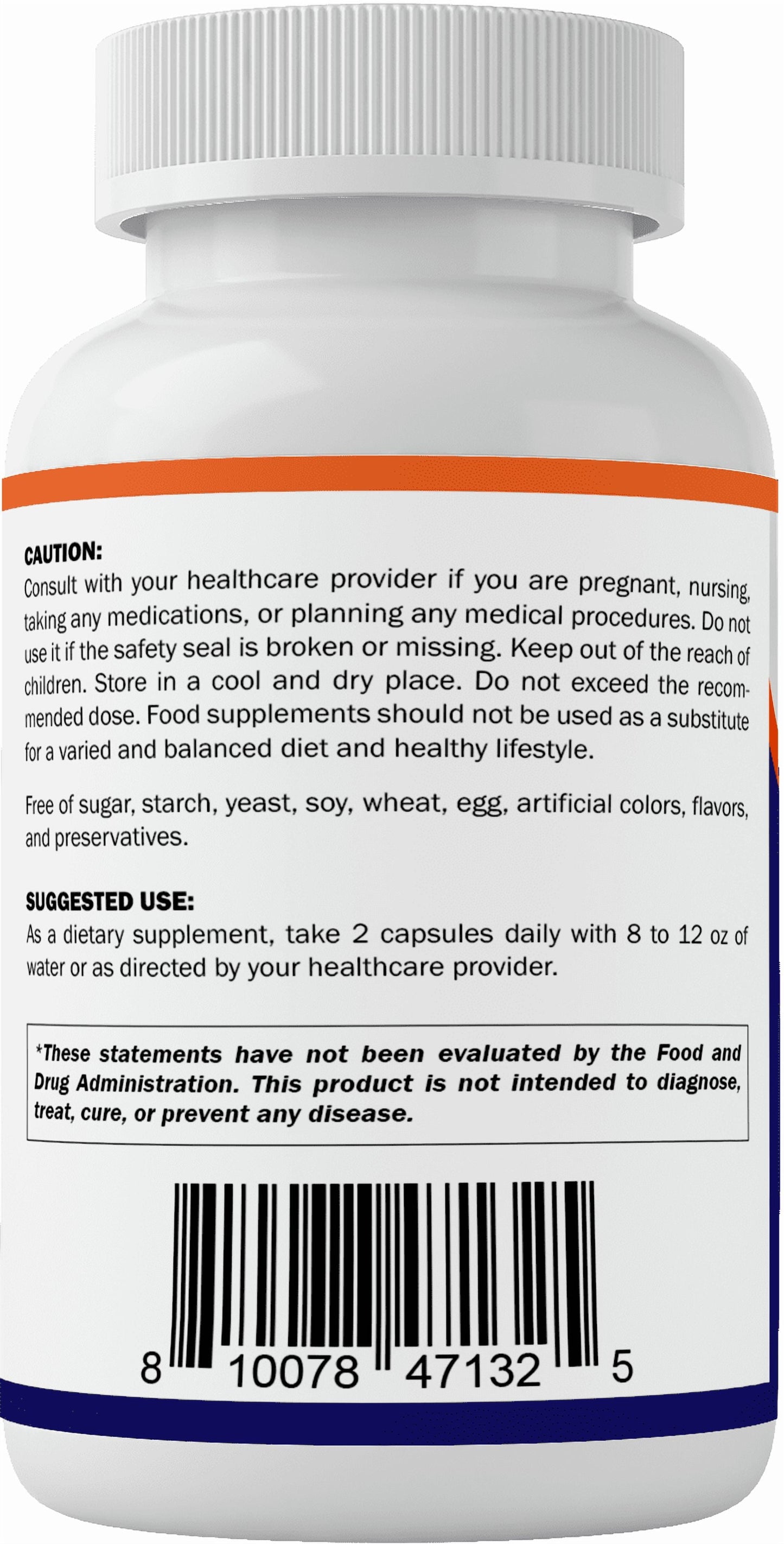 Organic Irish Sea Moss 120 Vegetarian Capsules - Made with Organic Bladderwrack & Organic Burdock Root - Seamoss Supplement for Thyroid, Energy, Immune Support