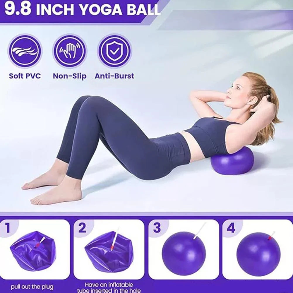 Pilates Essentials Kit for Women - 13-Piece Home Pilates Equipment Set, Includes Pilates Ring, Resistance Bands, Yoga Ball - for Women'S Home Workouts & Beginners