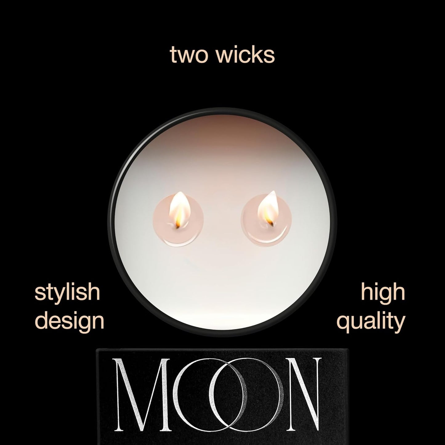 Indulge in Luxury: Non-Toxic Vanilla & Caramel Black Scented Experience