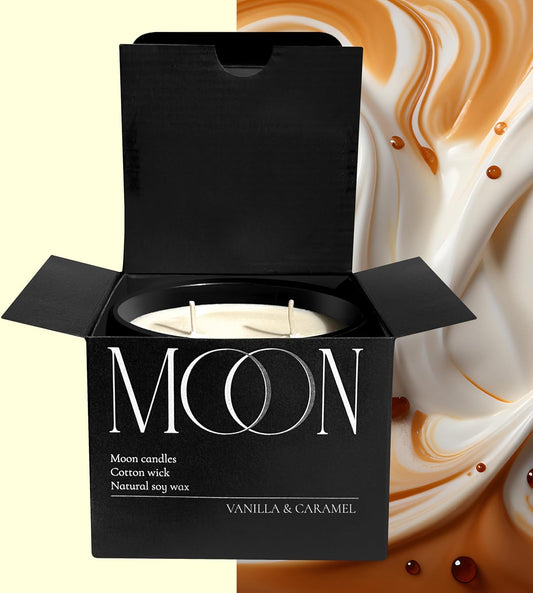 Indulge in Luxury: Non-Toxic Vanilla & Caramel Black Scented Experience